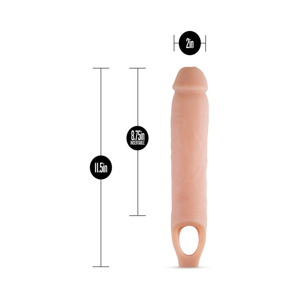Blush Performance 11.5 inches Cock Sheath Penis Extender Sling Beige