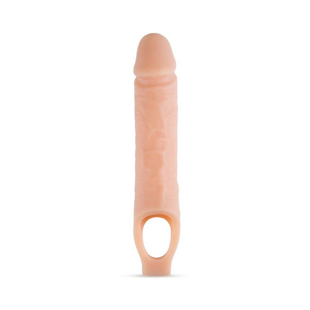 Blush Performance Plus 10 inches Silicone Cock Sheath Penis Extender Sling Beige