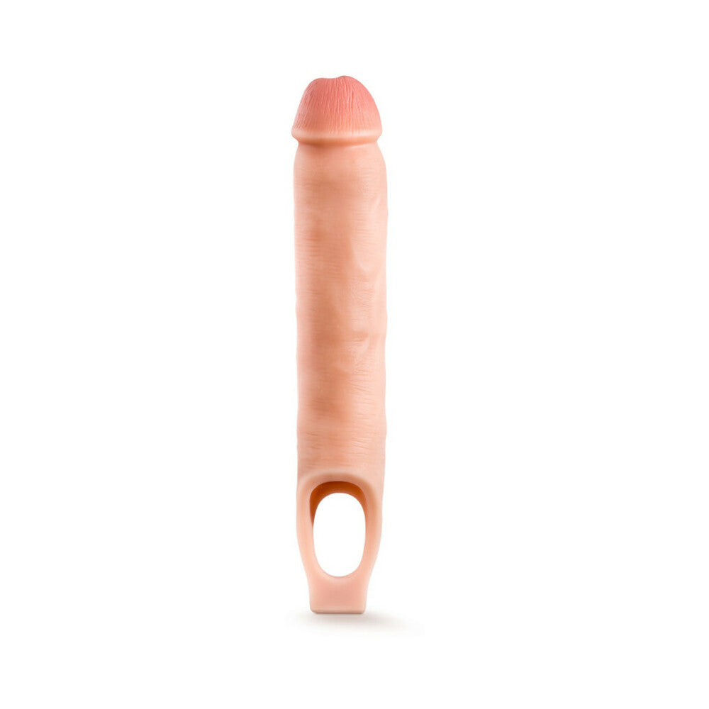 Blush Performance Plus 11.5 inches Silicone Cock Sheath Penis Extender Sling Beige