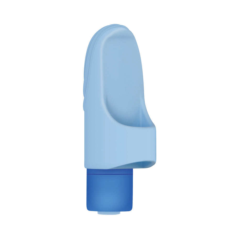 Evolved Fingerlicious Rechargeable Silicone Finger Vibrator Blue