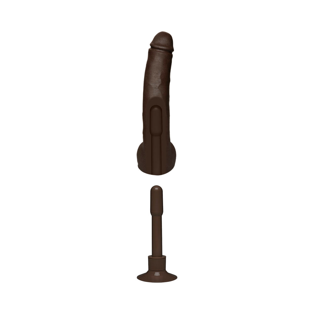 Signature Cocks Safaree Samuels Anaconda Vibrating Dildo 12 inches - Chocolate