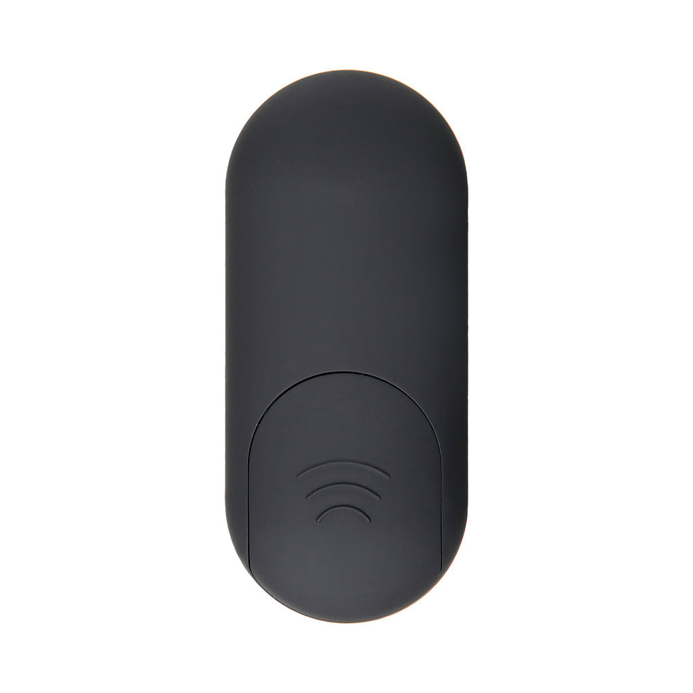 Evolved Kong Rechargeable Remote-Controlled Vibrating Silicone Anal Plug Black