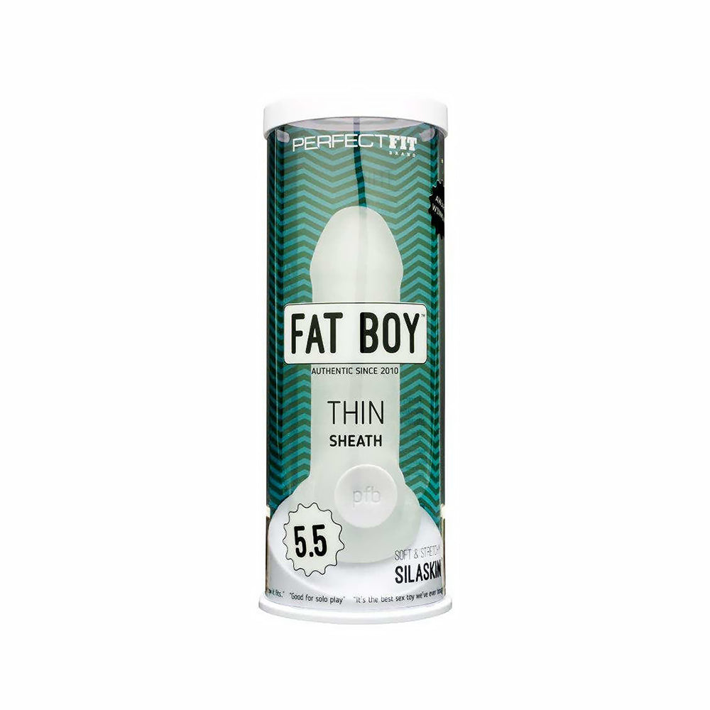 Fat Boy Thin 5.5 inches Extender Sheath Clear