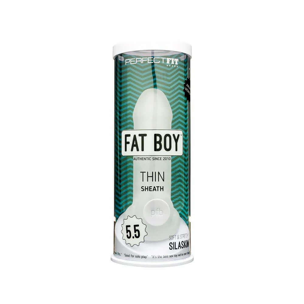 Fat Boy Thin 5.5 inches Extender Sheath Clear