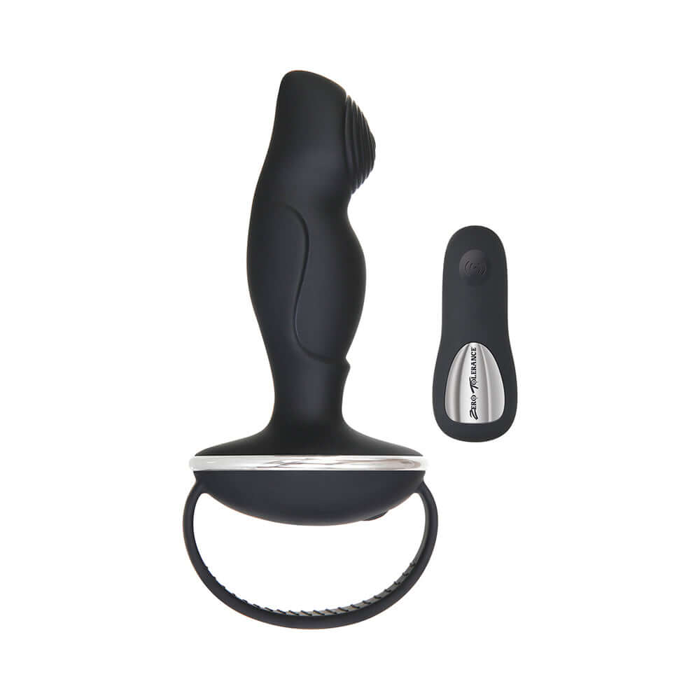 Zero Tolerance The Handyman Vibrating Prostate Massager with remote control for ultimate pleasure.