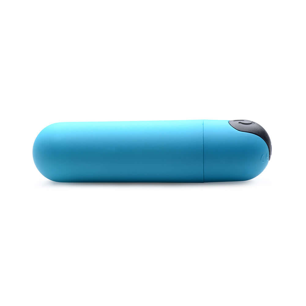 BANG Vibrating Bullet with Remote Control Blue, ultra-compact vibrator in blue color, perfect for solo or partner play.