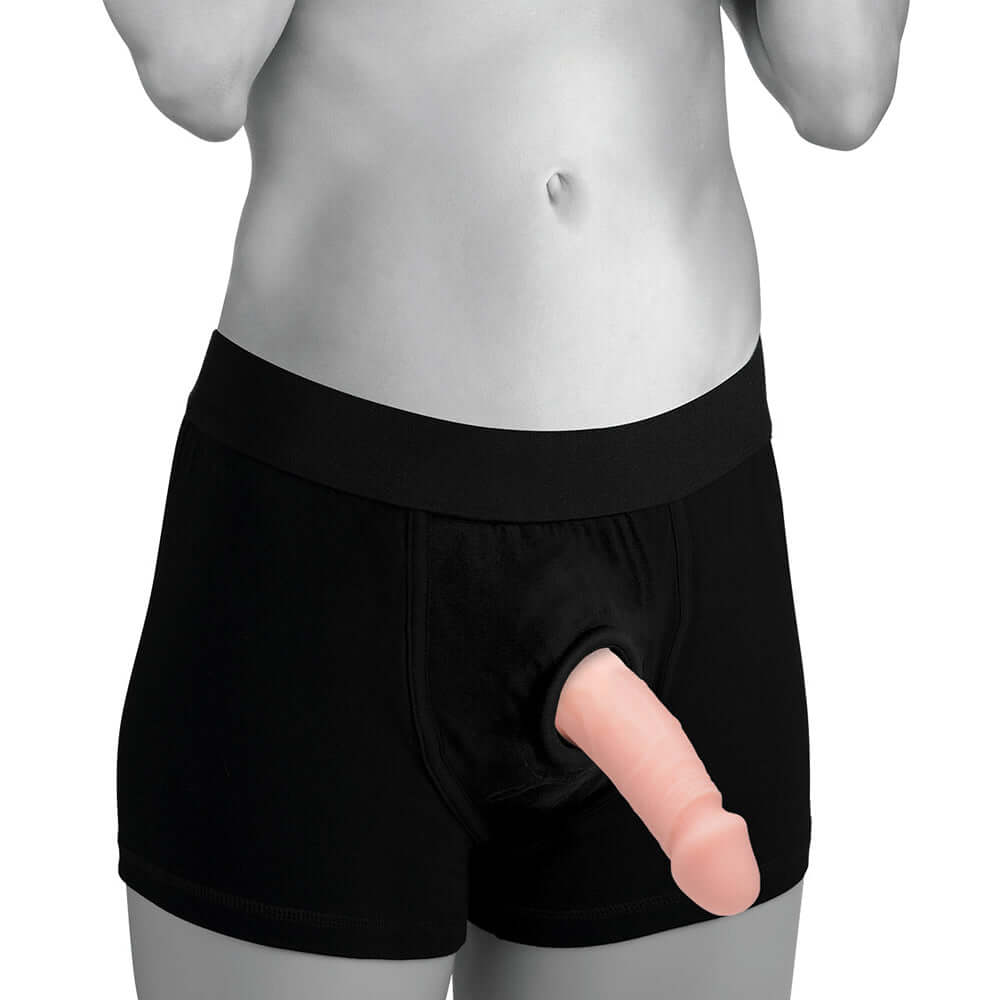 Strap U Bulge Packer Dildo Light