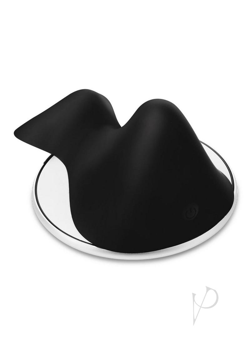 WhipSmart Bump and Grind Silicone Vibrating Pad Black for intimate clitoral and vaginal stimulation.