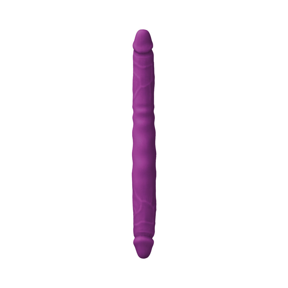 Colours Double Pleasure 12 inches Dual Ended Dildo Purple