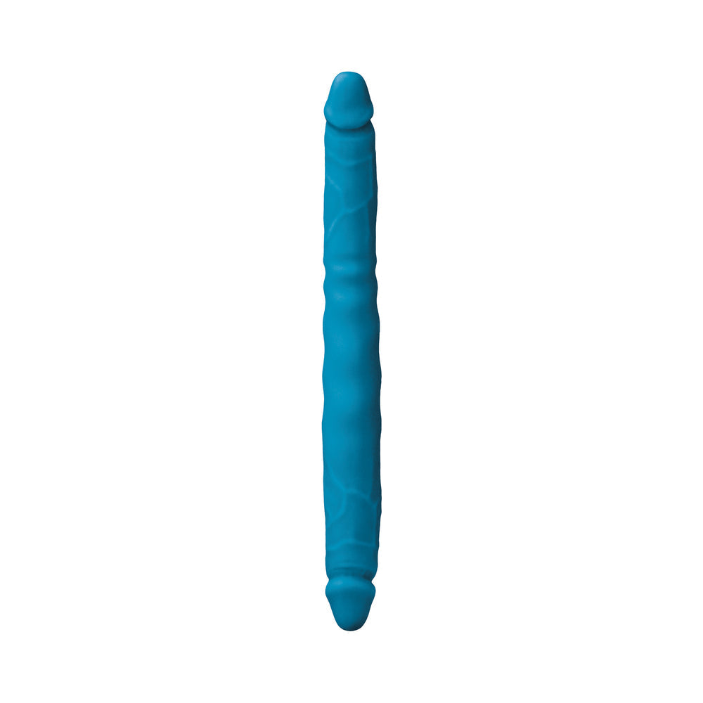 Colours Double Pleasure 12 inches Dual Ended Dildo Blue