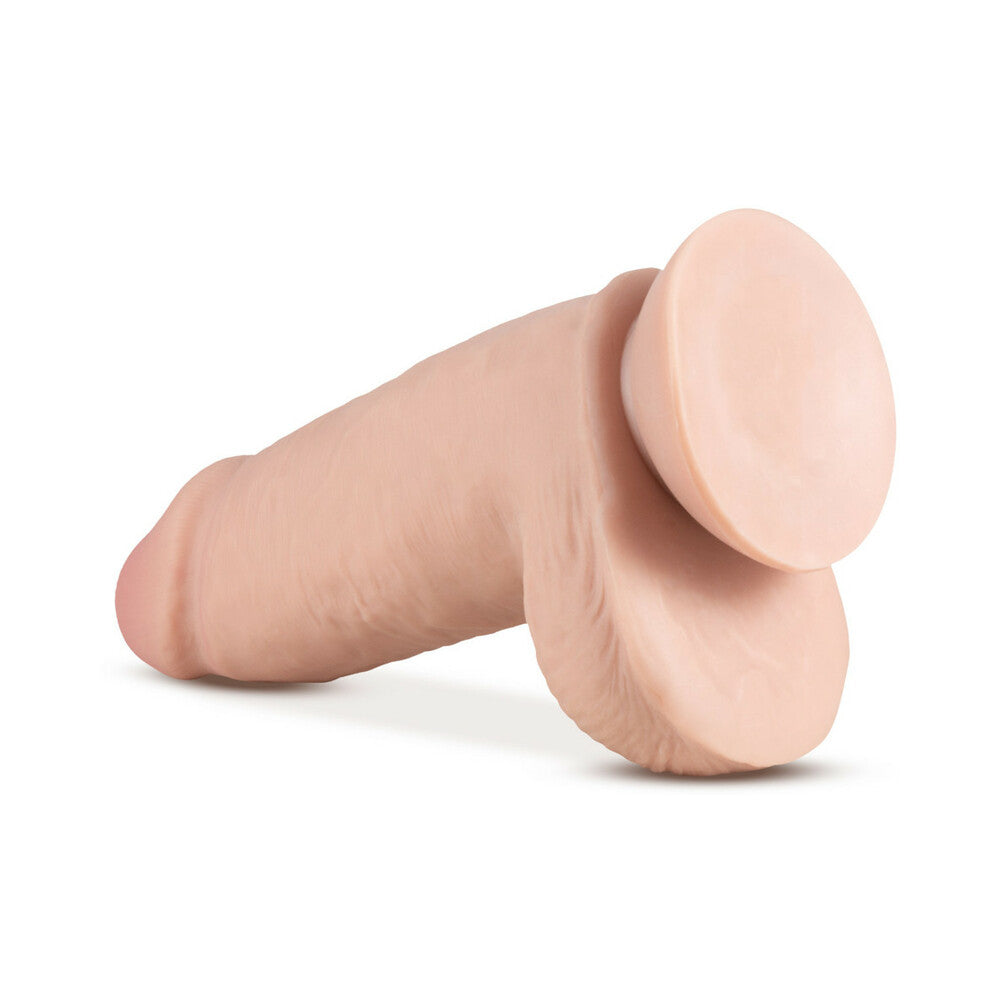 Au Naturel 2.75 Pounder 10 inches Posable Dual Density Dildo with Balls Beige