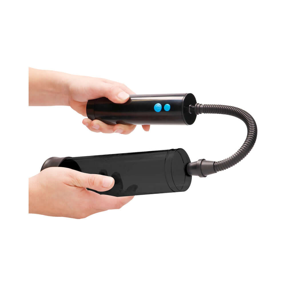 Shots Pumped Extreme Power Rechargeable Automatic Penis Pump Black