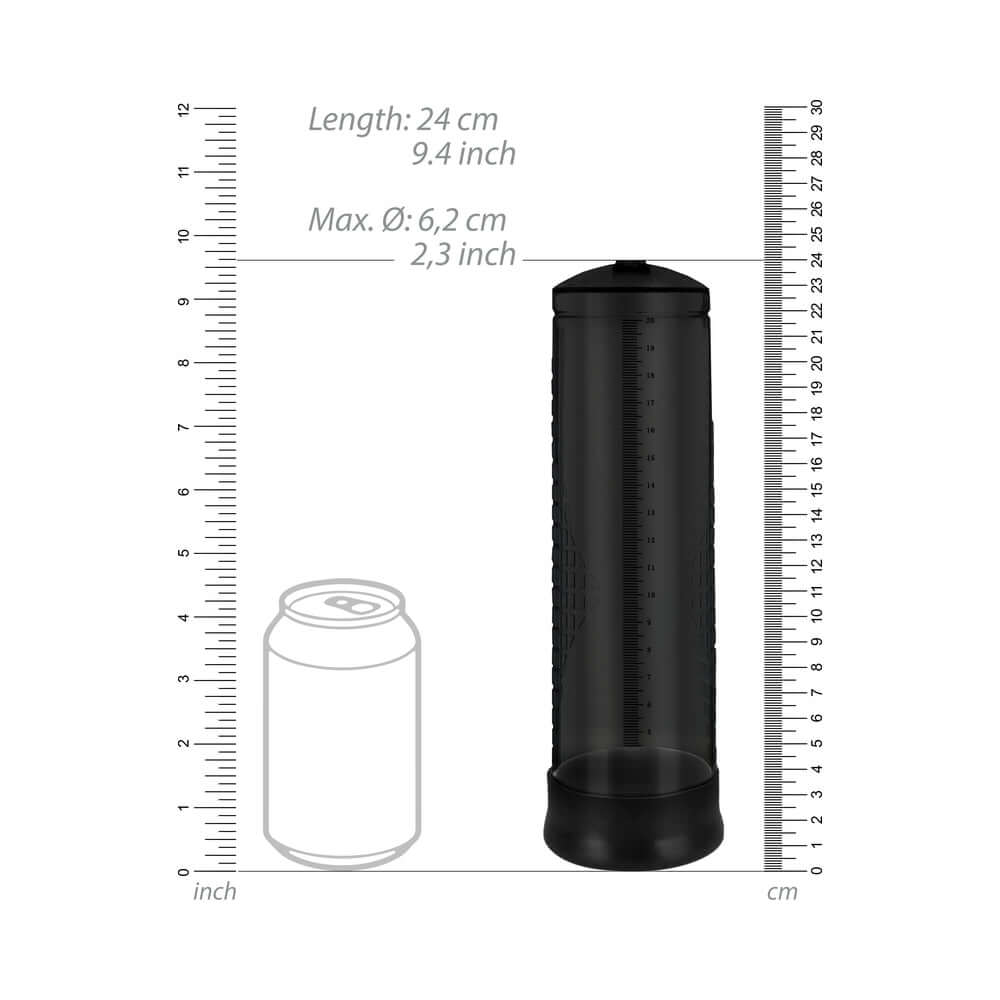 Shots Pumped Extreme Power Rechargeable Automatic Penis Pump Black
