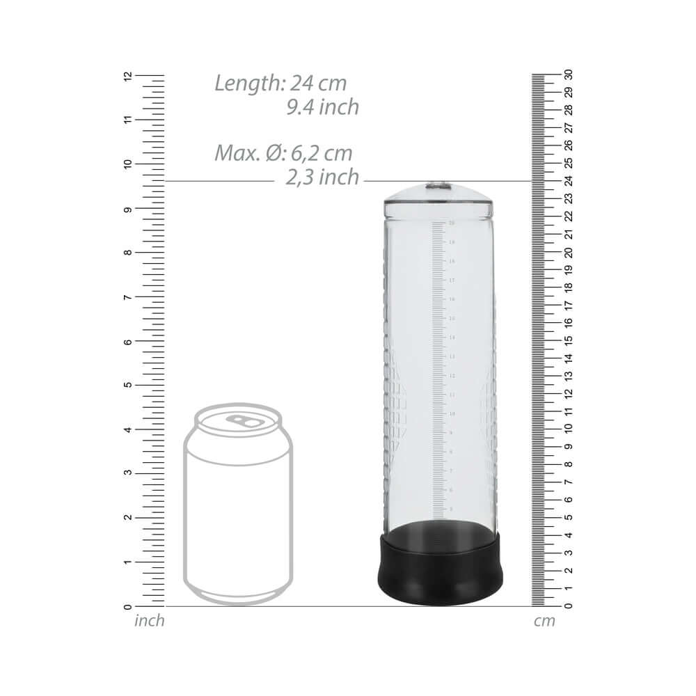 Shots Pumped Extreme Power Rechargeable Automatic Penis Pump Clear