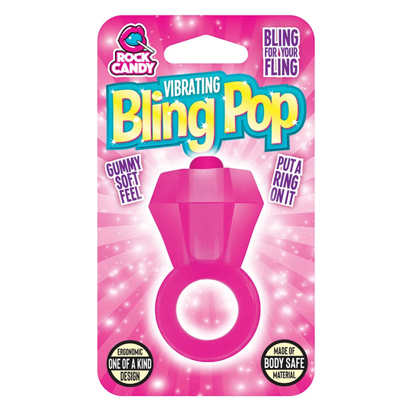 Rock Candy Bling Pop Ring Pink