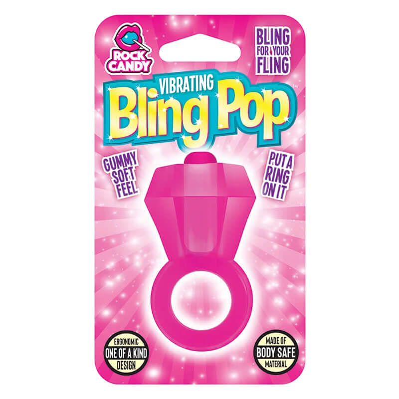 Rock Candy Bling Pop Ring Pink