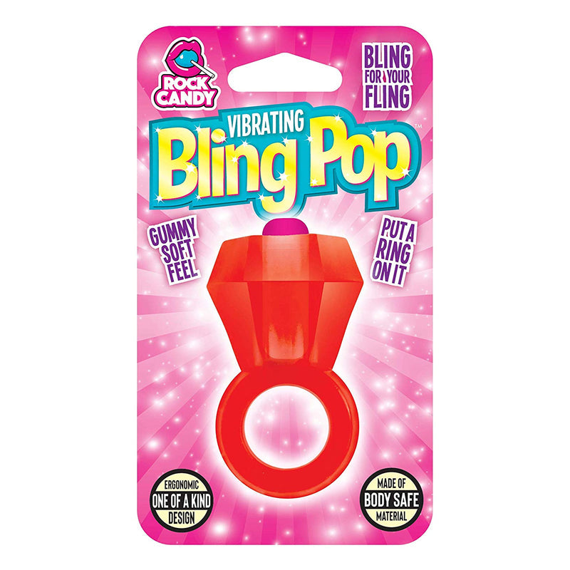 Rock Candy Bling Pop Ring Red
