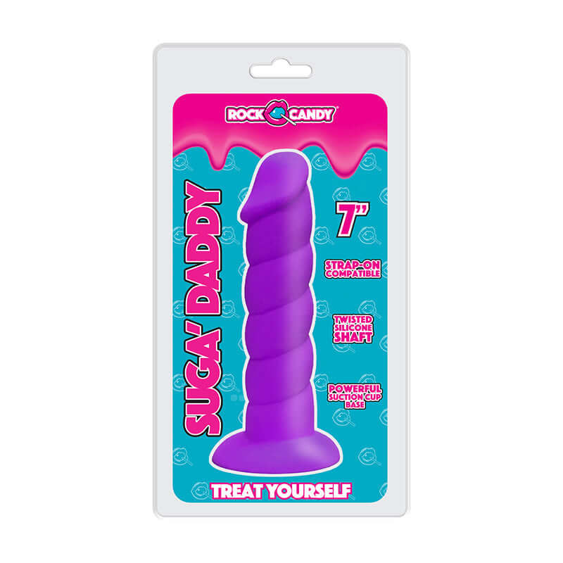 Suga Daddy 7 inches Dildo Purple
