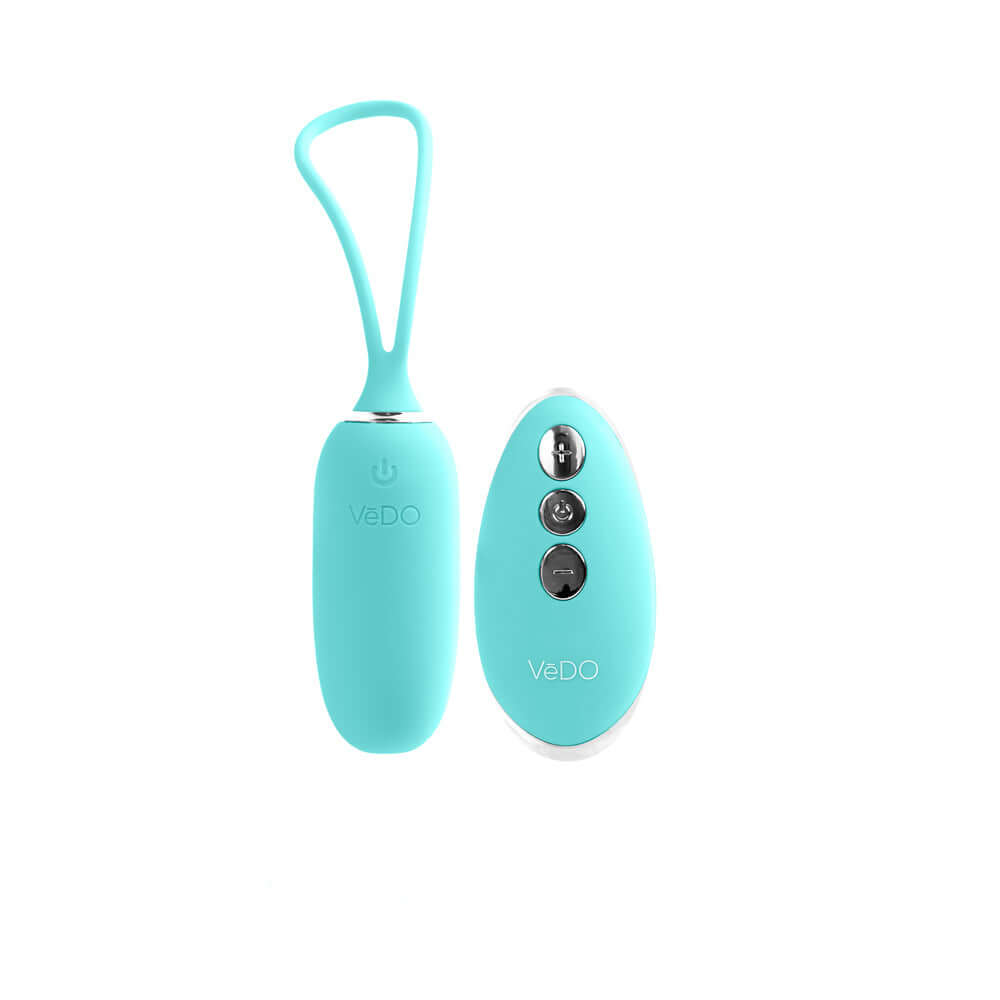 VeDO Kiwi Rechargeable Insertable Tease Me Turquise Bullet