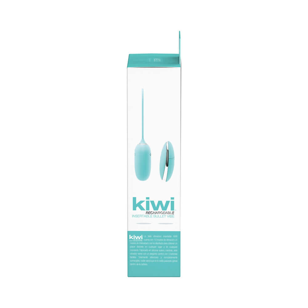 VeDO Kiwi Rechargeable Insertable Tease Me Turquise Bullet