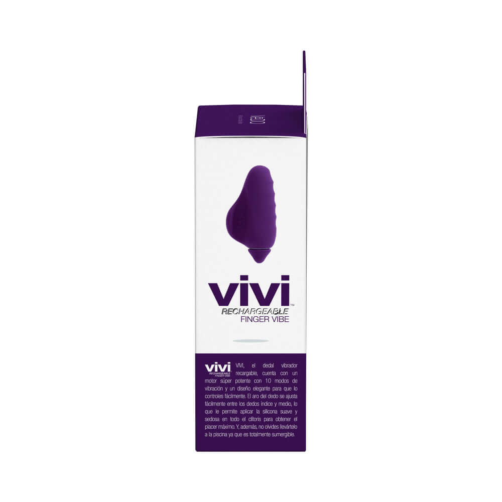 VeDO Vivi Rechargeable Finger Vibe Deep Purple