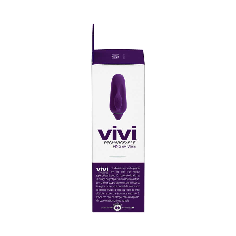VeDO Vivi Rechargeable Finger Vibe Deep Purple