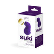 VeDO Suki Sonic Suction Rechargeable Vibrator Deep Purple product packaging showcasing advanced sonic technology.