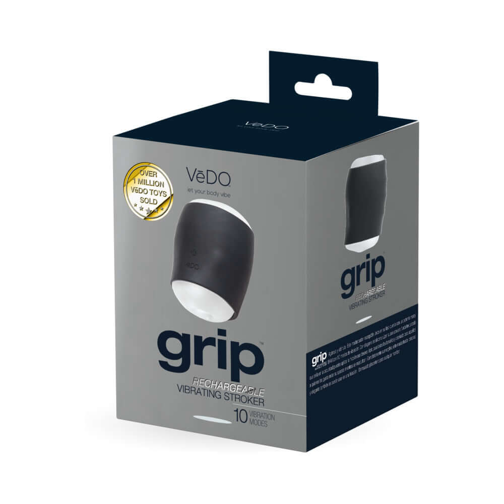 VeDO Grip Rechargeable Vibrating Sleeve Black