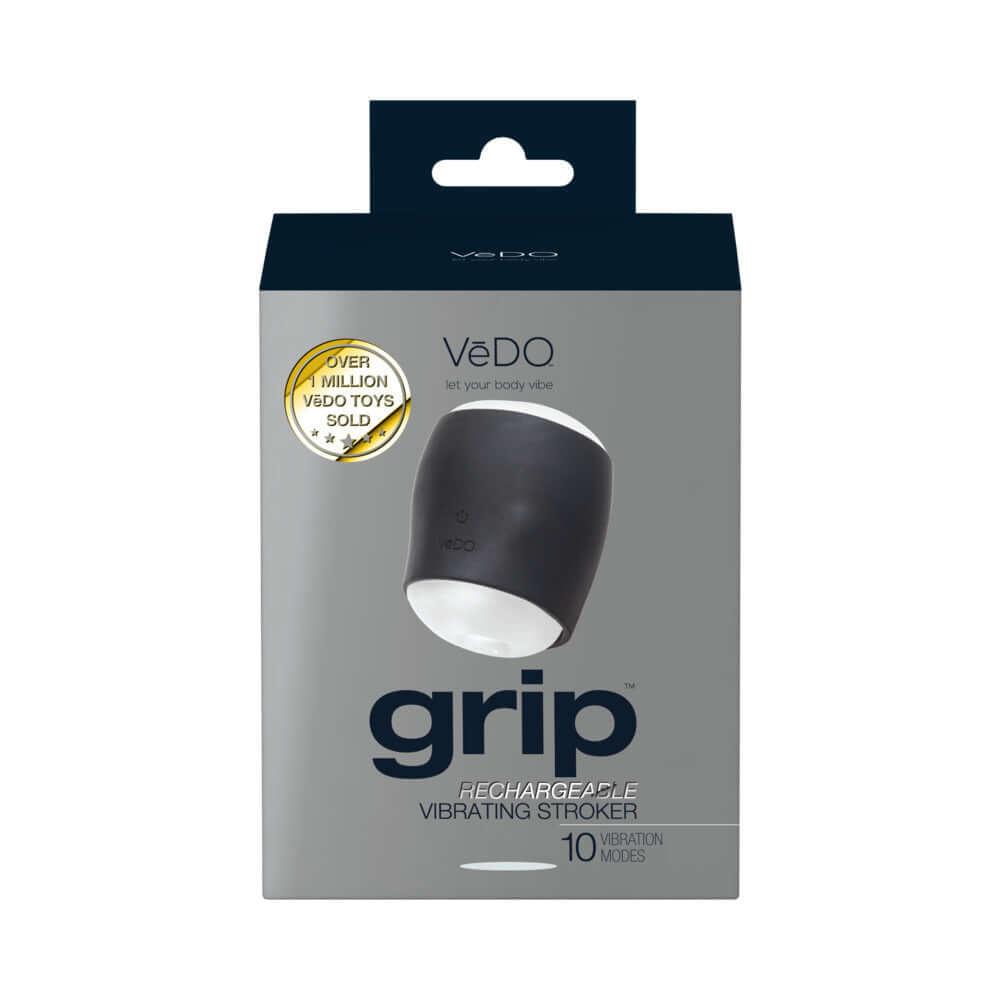 VeDO Grip Rechargeable Vibrating Sleeve Black