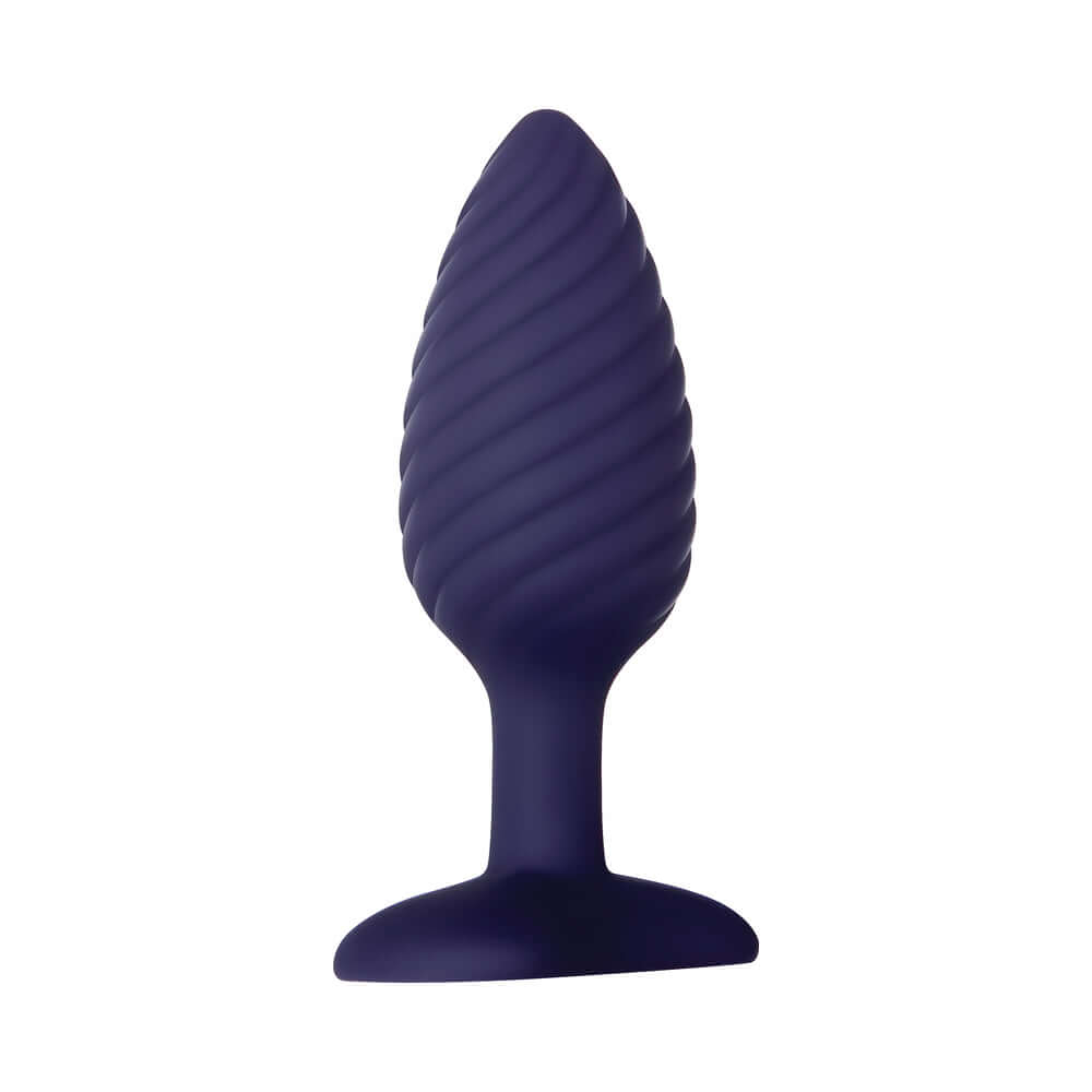 Zero Tolerance Wicked Twister Textured Vibrating Silicone Anal Plug Purple