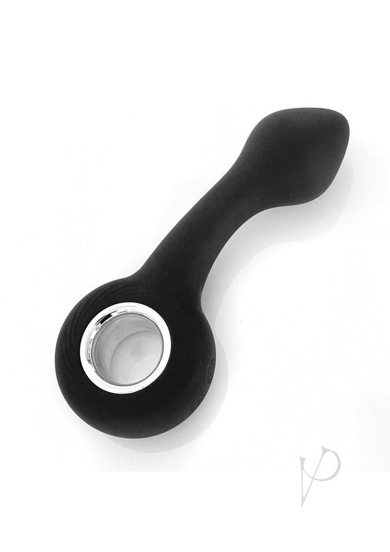 Vers G-Spot Rechargeable Silicone Vibrator Black designed for targeted G-spot stimulation and comfortable use.