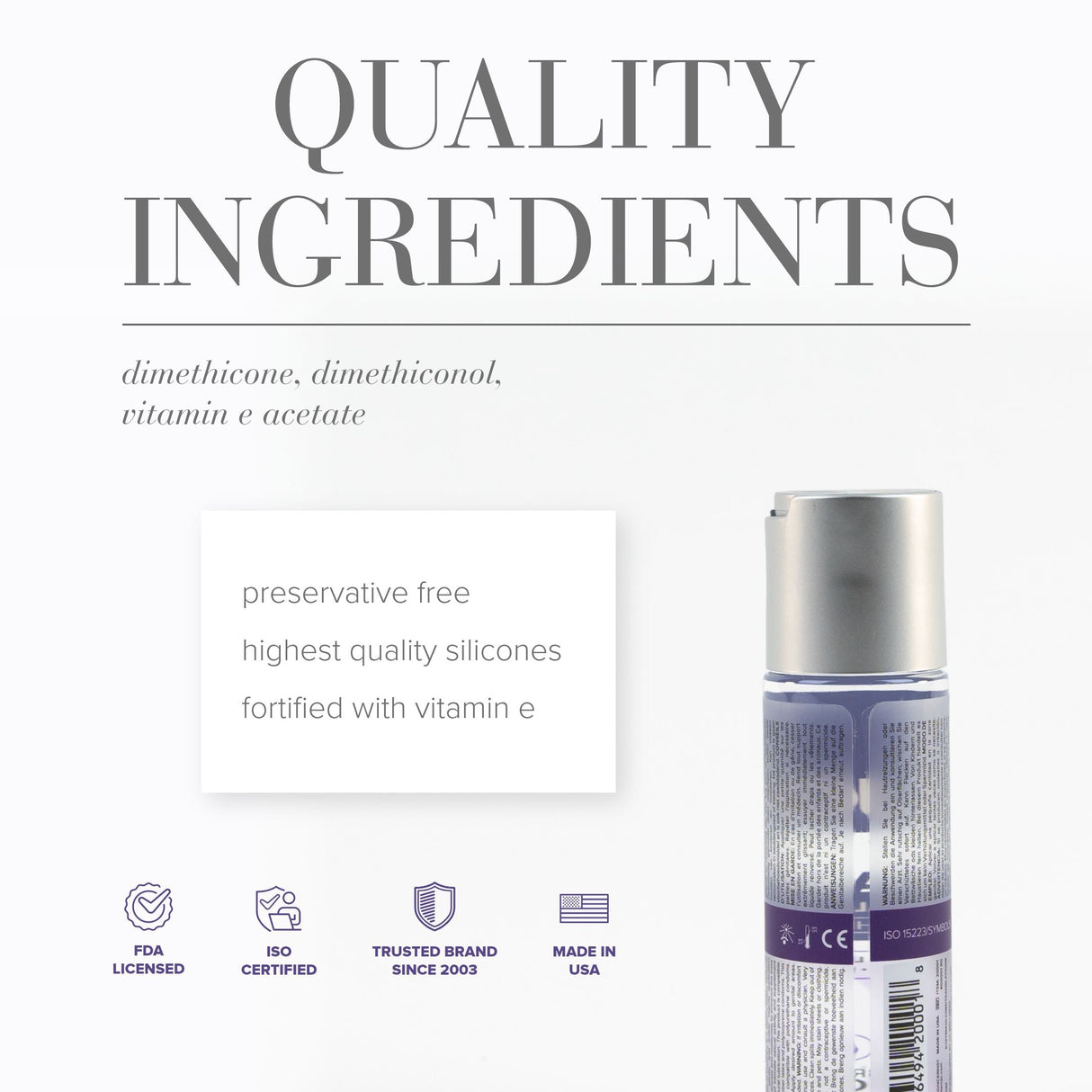 JO Xtra Silky Silicone Lubricant 2 oz.