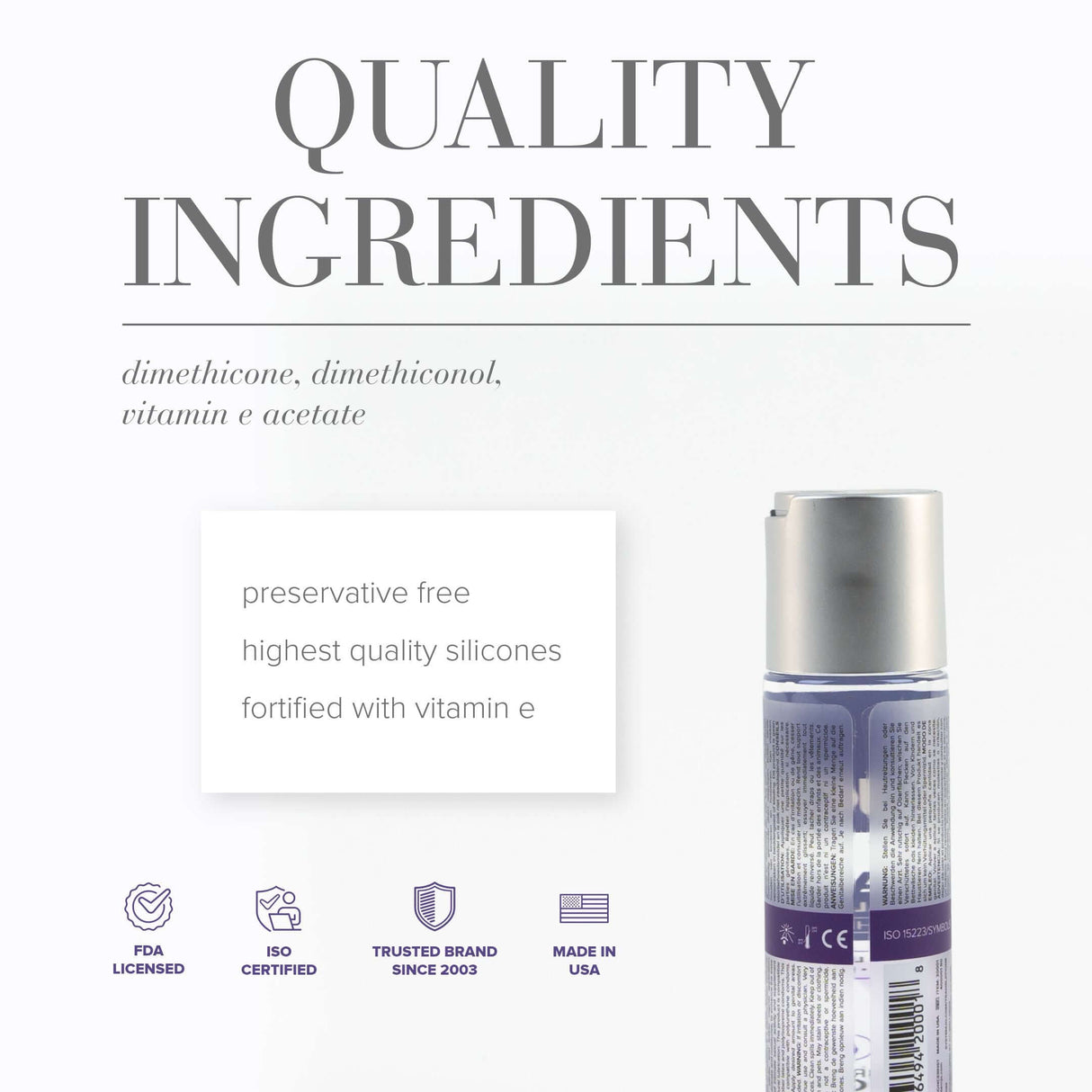 JO Xtra Silky Silicone Lubricant 2 oz.