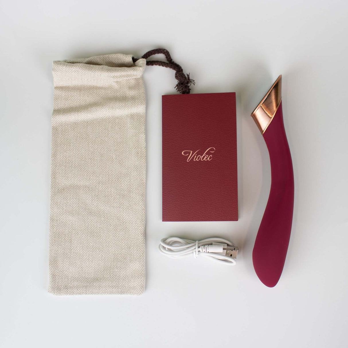 Manto Touch Panel G-Spot Vibrator Wine Red