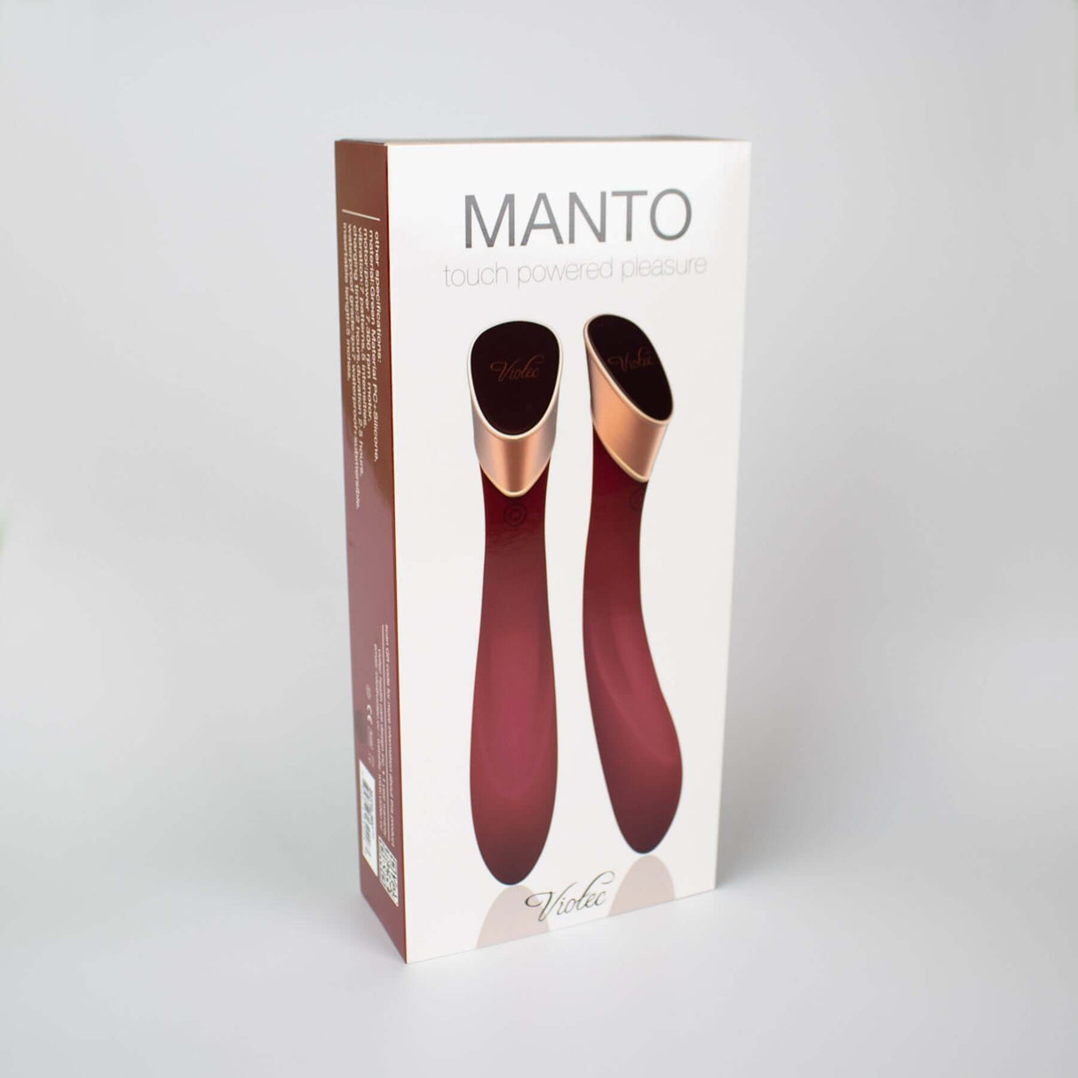 Manto Touch Panel G-Spot Vibrator Wine Red