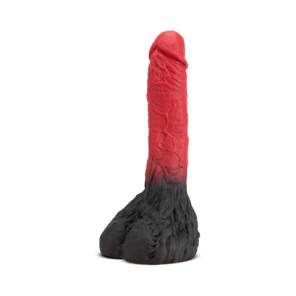 The Realm Lycan 10.5 inches Silicone Lock On Fantasy Werewolf Dildo Red