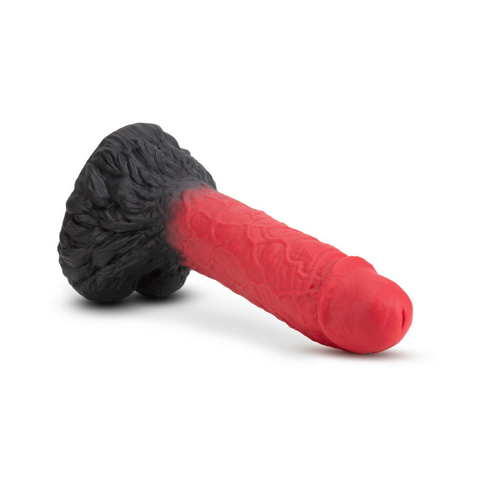 The Realm Lycan 10.5 inches Silicone Lock On Fantasy Werewolf Dildo Red