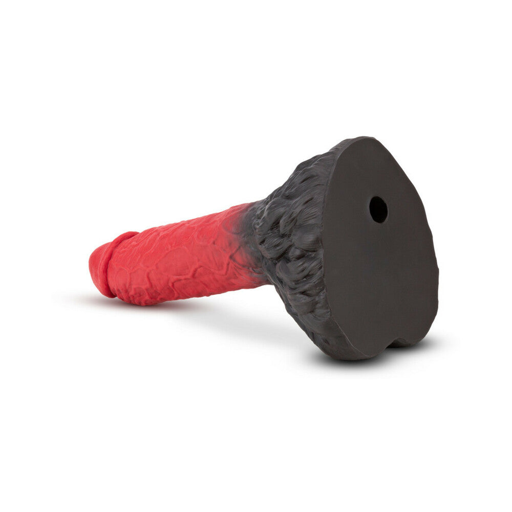 The Realm Lycan 10.5 inches Silicone Lock On Fantasy Werewolf Dildo Red