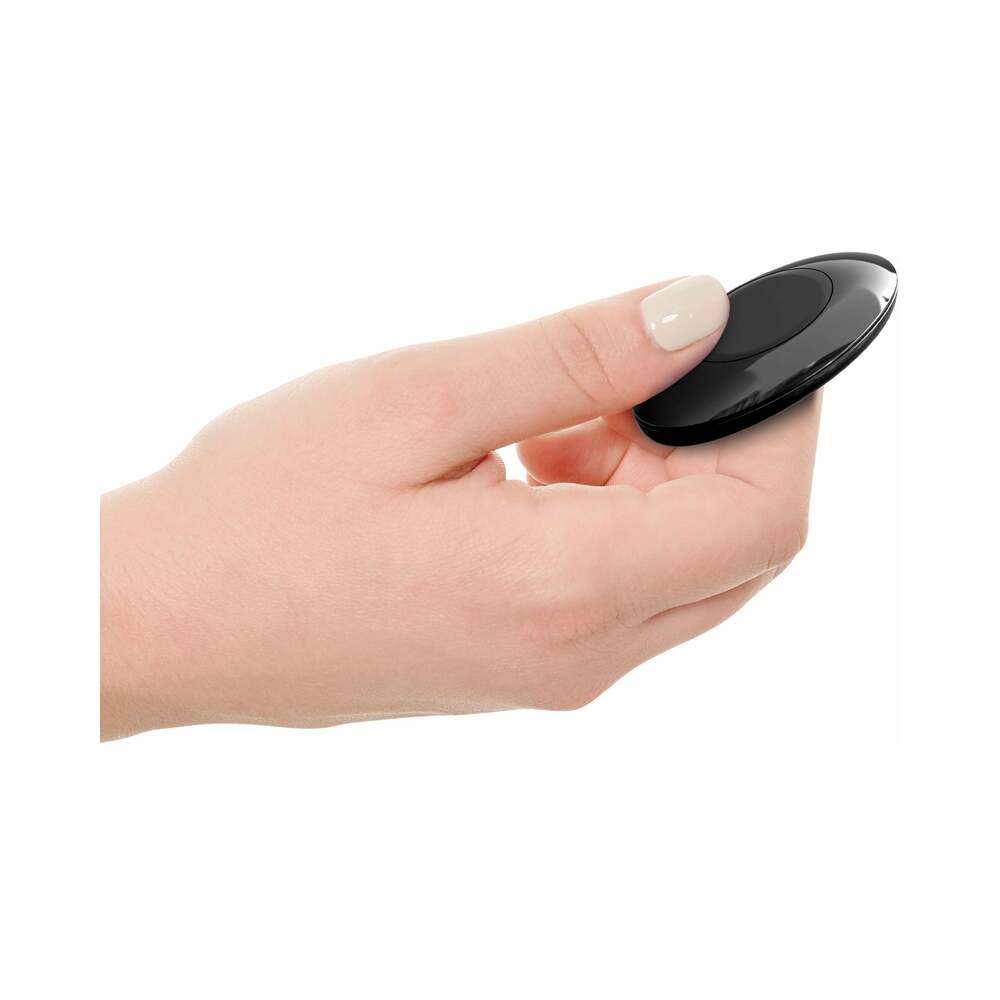 3Some Wall Banger Vibrating Anal Beads With Suction Cup Black