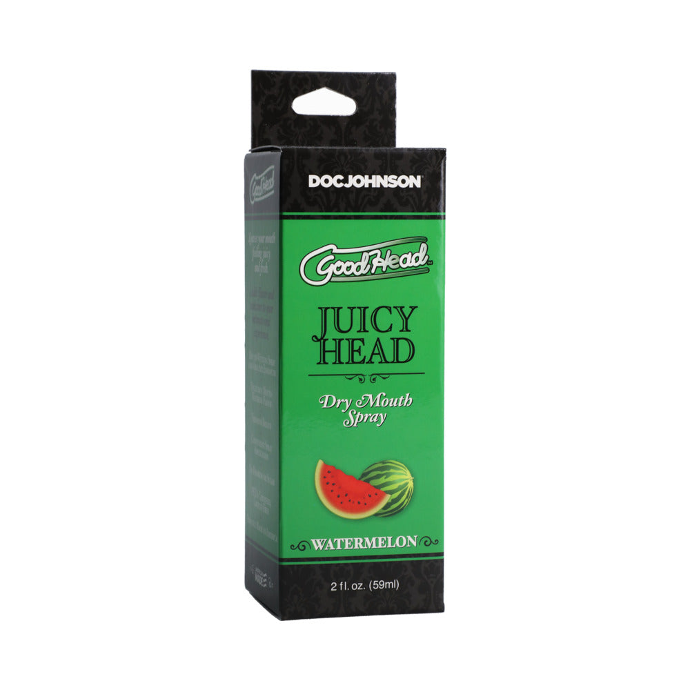 GoodHead Juicy Head Dry Mouth Spray Watermelon 2 Oz with packaging and watermelon graphics.