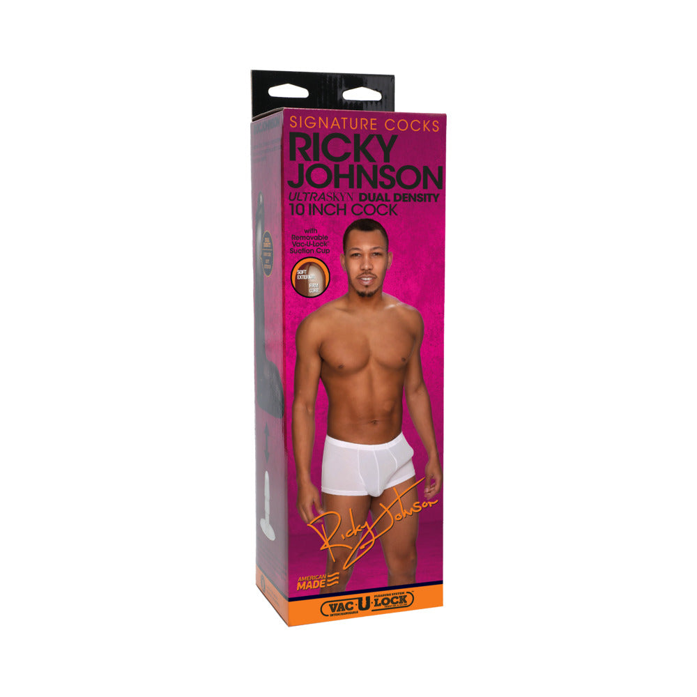 Signature Cocks Ricky Johnson 10-Inches ULTRASKYN Cock with Removable Vac-U-Lock Suction Cup