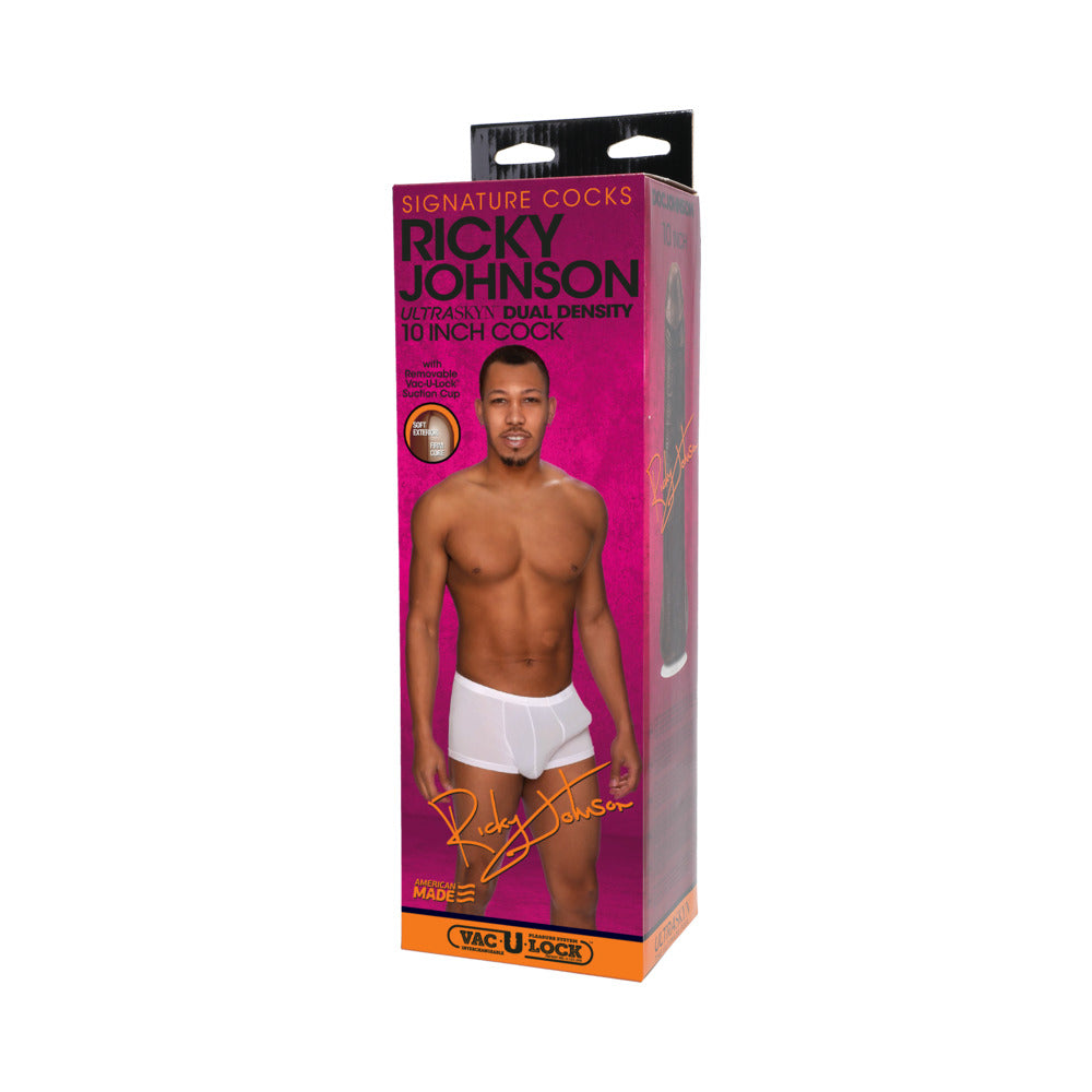 Signature Cocks Ricky Johnson 10-Inches ULTRASKYN Cock with Removable Vac-U-Lock Suction Cup