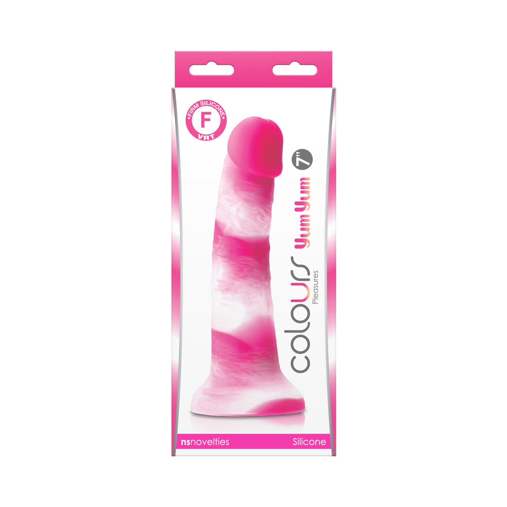 Colours Pleasures Yum Yum 7 inches Dildo Pink