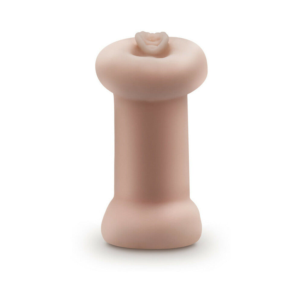 Blush M for Men Soft + Wet Double Trouble Glow in the Dark Self-Lubricating Stroker Beige