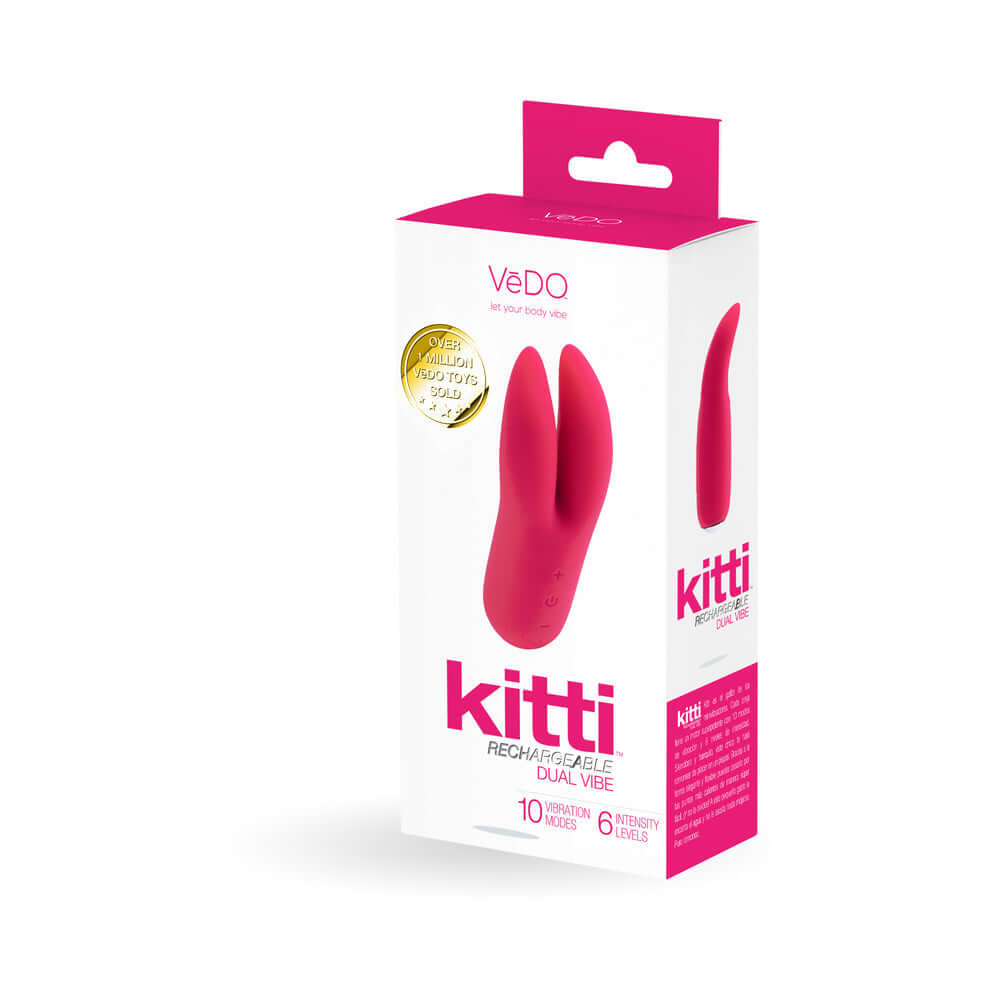 VeDO Kitti Rechargeable Dual Vibe Foxy Pink