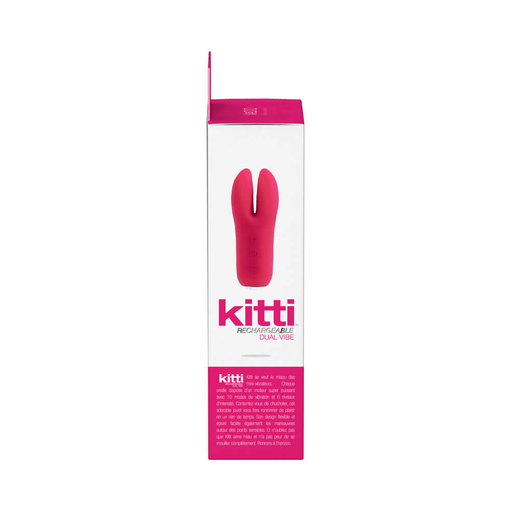 VeDO Kitti Rechargeable Dual Vibe Foxy Pink