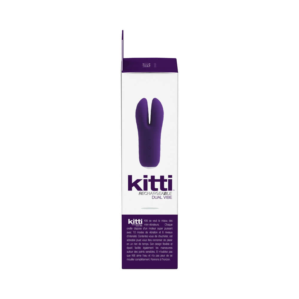 VeDO Kitti Rechargeable Dual Vibe Deep Purple
