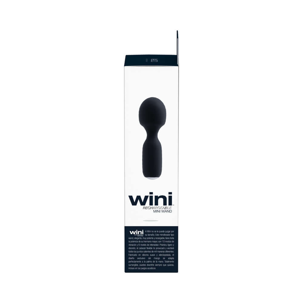 VeDO Wini Rechargeable Mini Wand Just Black