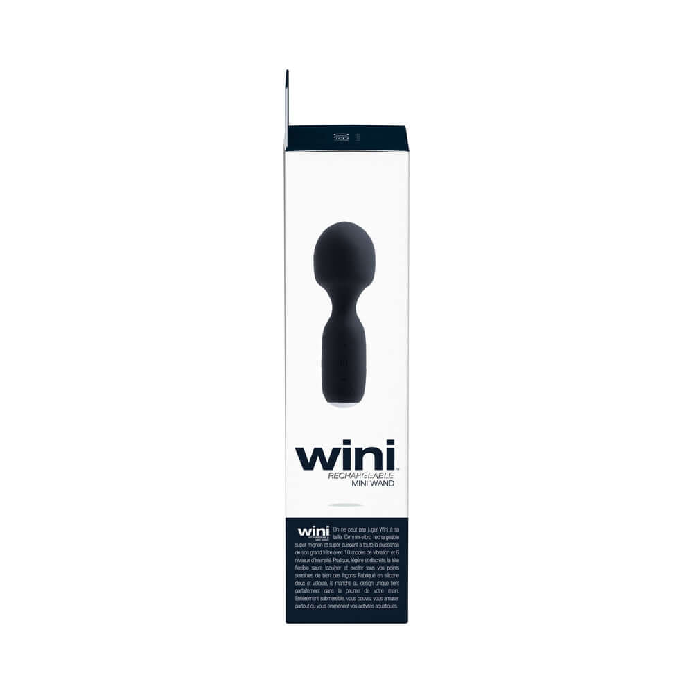 VeDO Wini Rechargeable Mini Wand Just Black