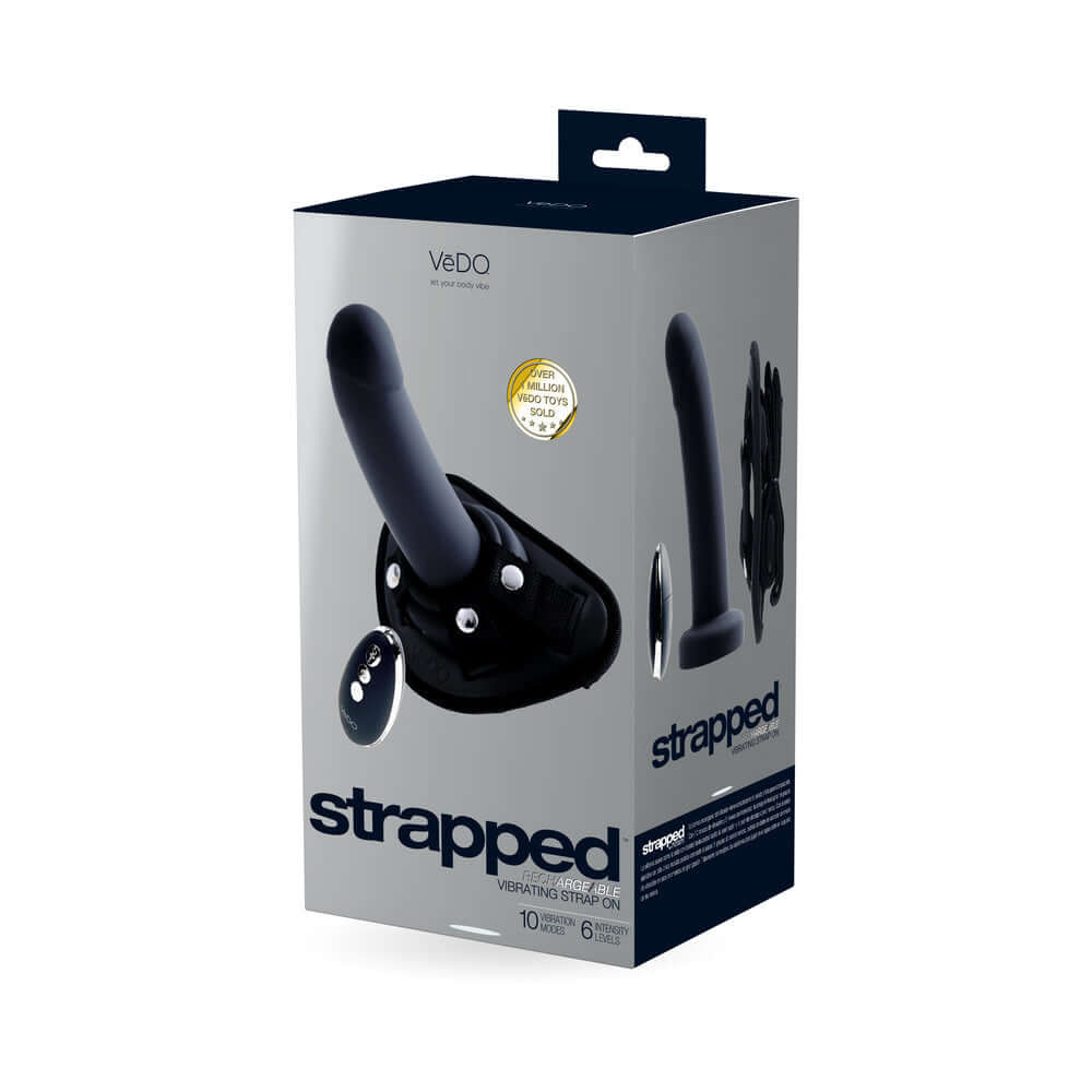 VeDO Strapped Rechargeable Strap-On Just Black